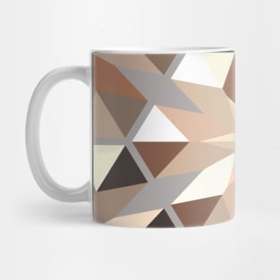 Geometric Natural Colors Pattern Mug